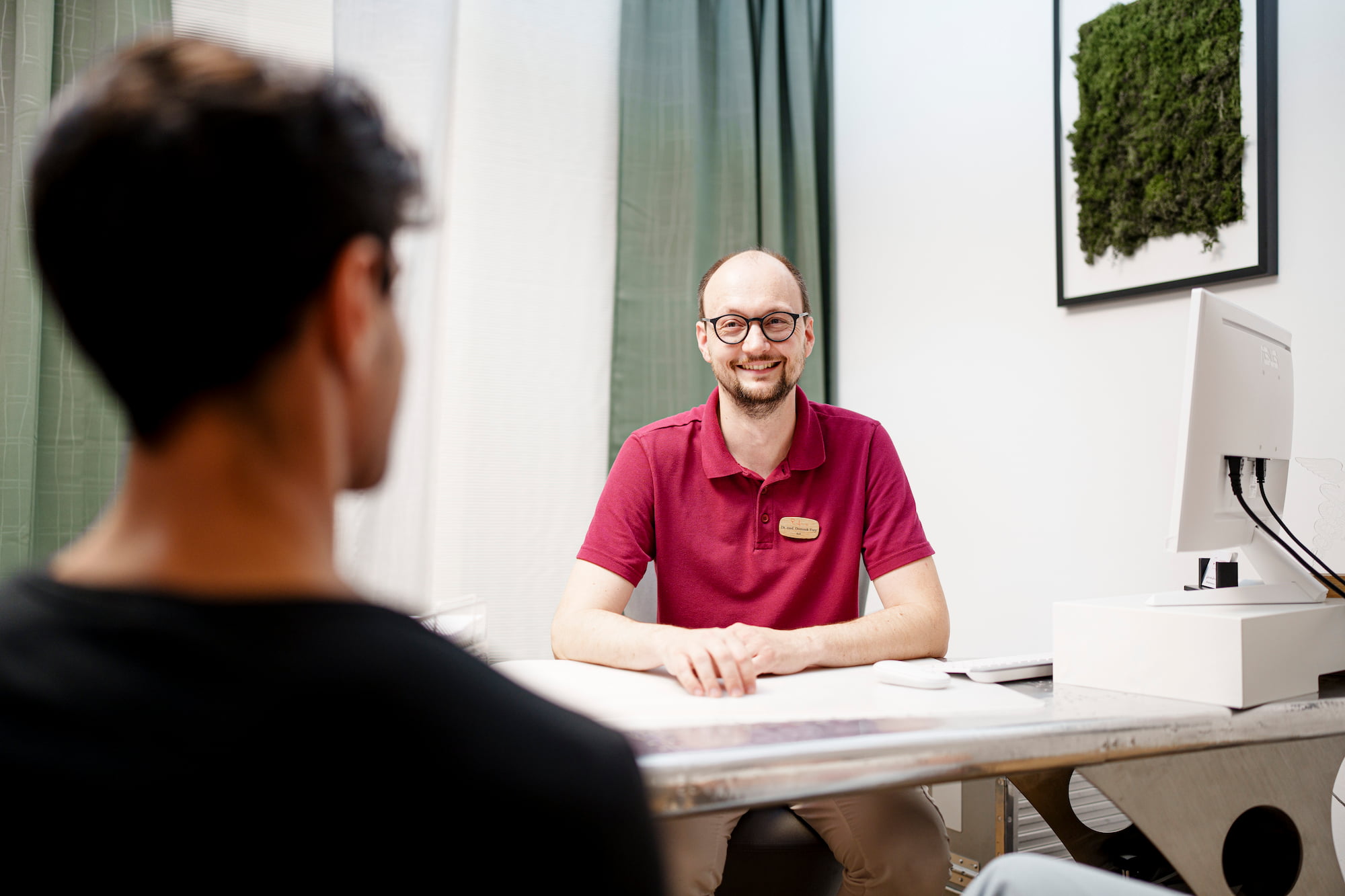 Dr. Frey im Gespräch